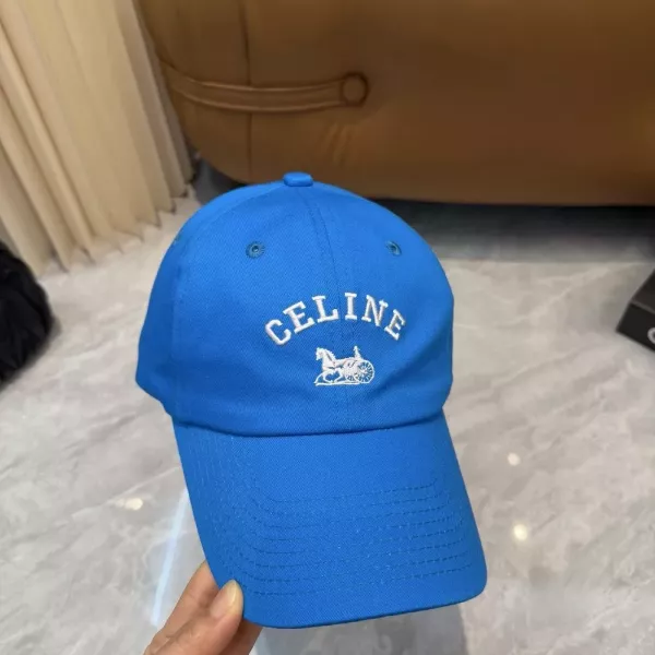 셀린느 심플 로고 자수 야구모자