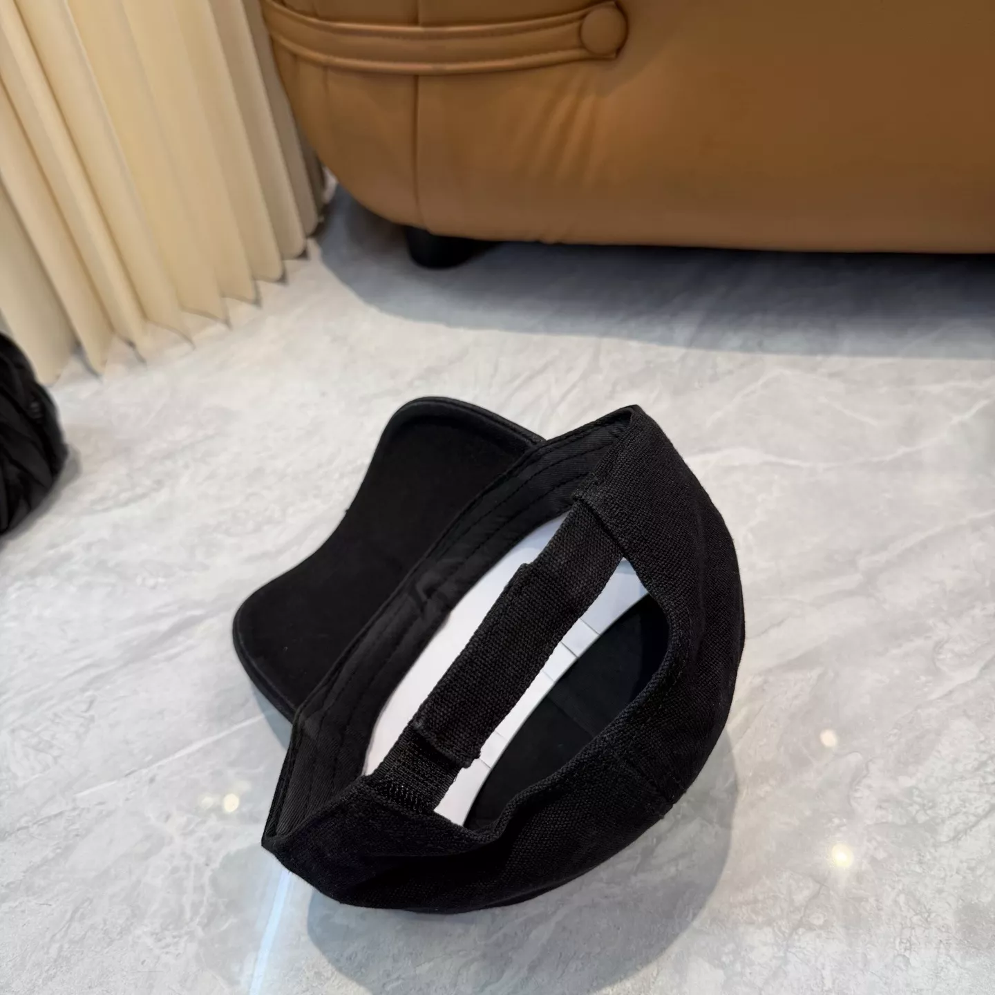 프라다 빈티지 워싱 데님 모자 상세 이미지 3
