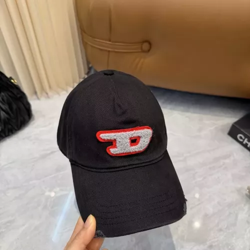 디젤 로고 자수 캐주얼 캡
