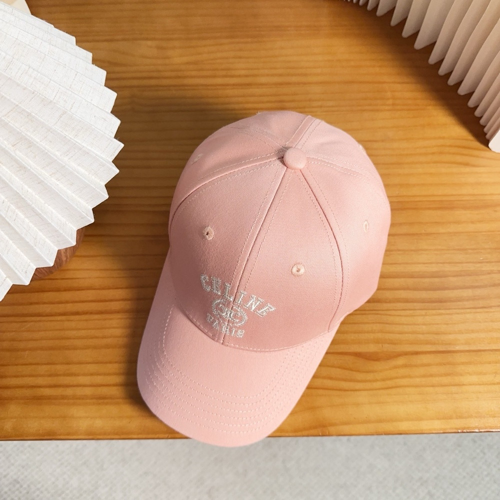 셀린느 클래식 로고 자수 캡
