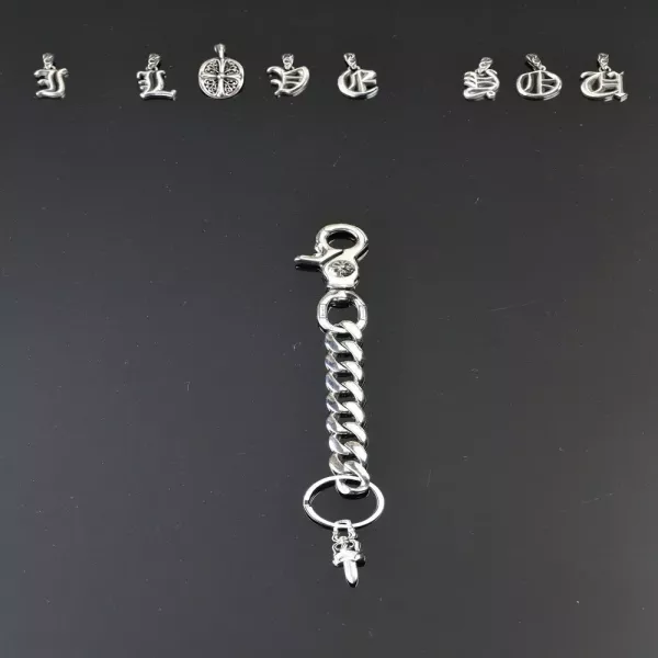 크롬하츠 실버 키홀더 체인 참