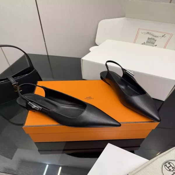 에르메스 켈리 버클 포인트 슬링백 샌들