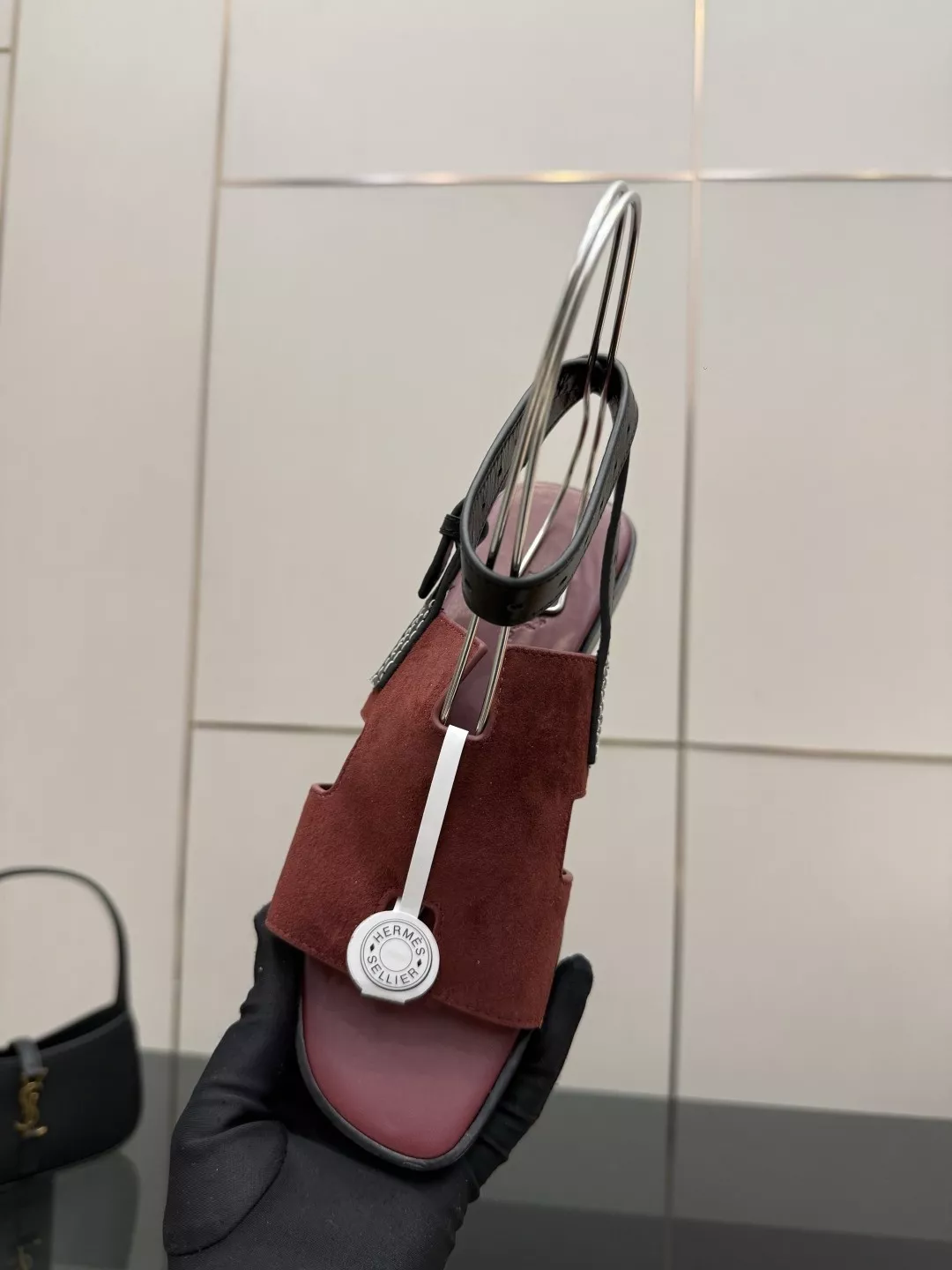 에르메스 켈리 버클 포인트 스퀘어토 샌들 상세 이미지 9