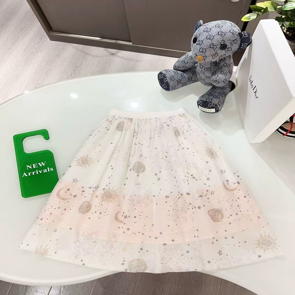 디올 별과 달 패턴 샤 원피스