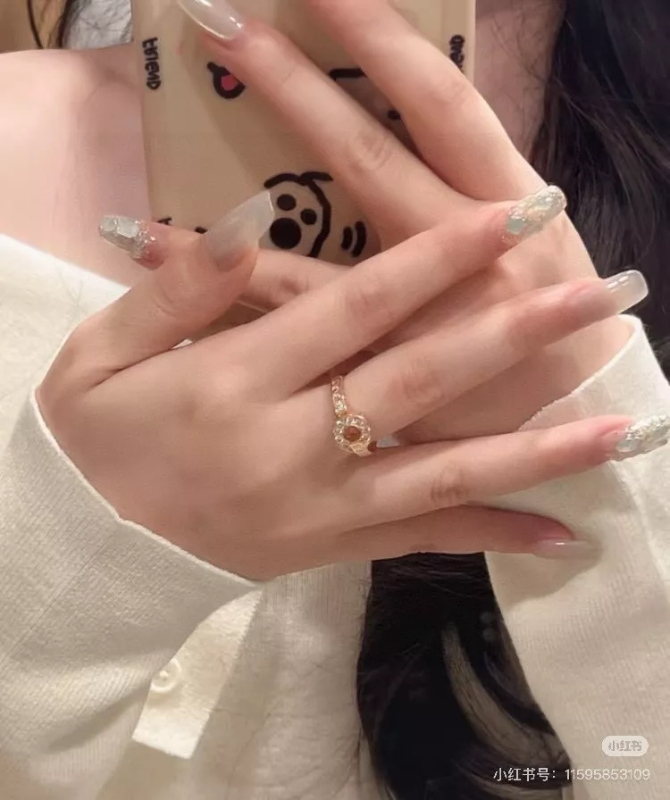 불가리 동전 모티브 로고 링 상세 이미지 17