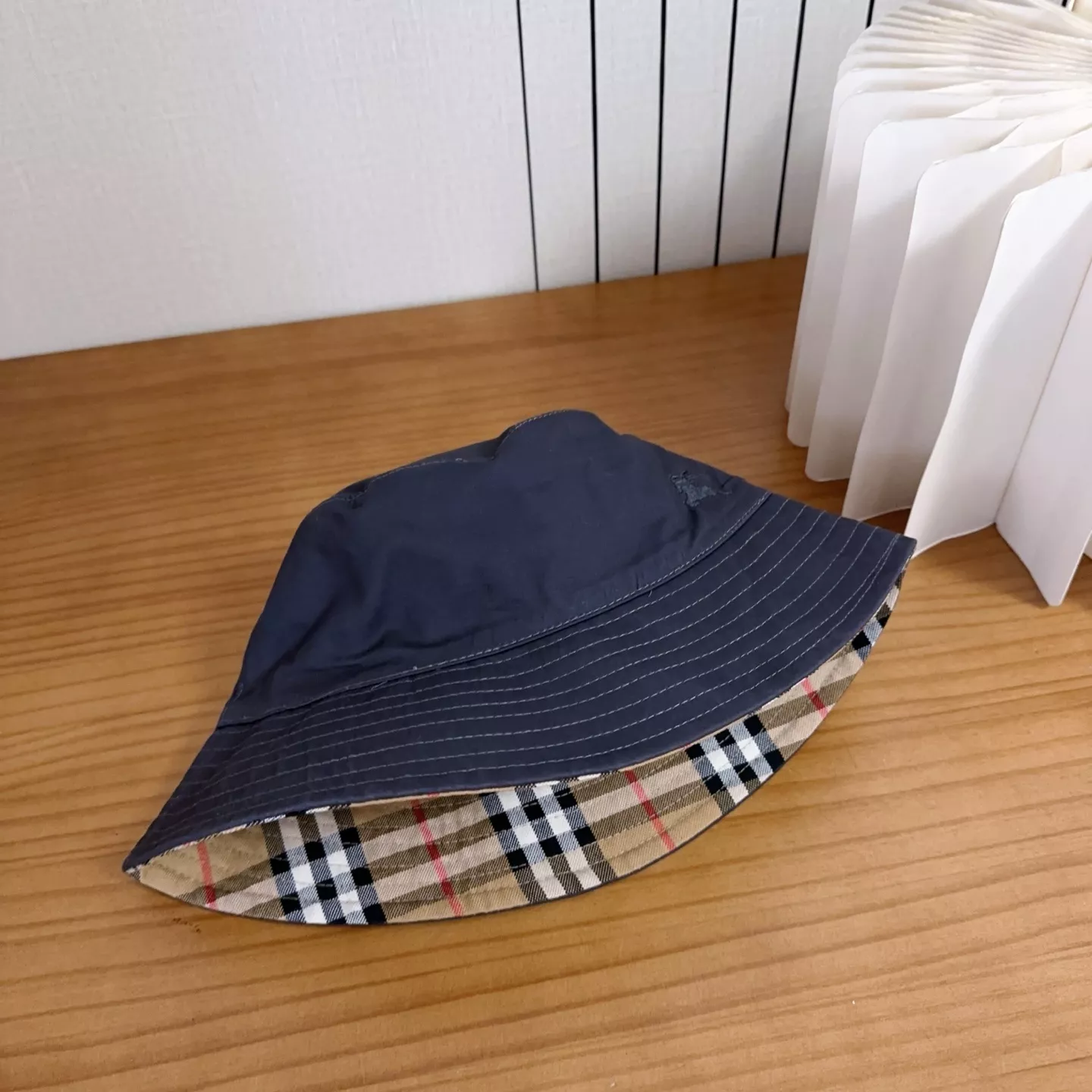버버리 영국풍 유니섹스 버킷 모자 상세 이미지 6