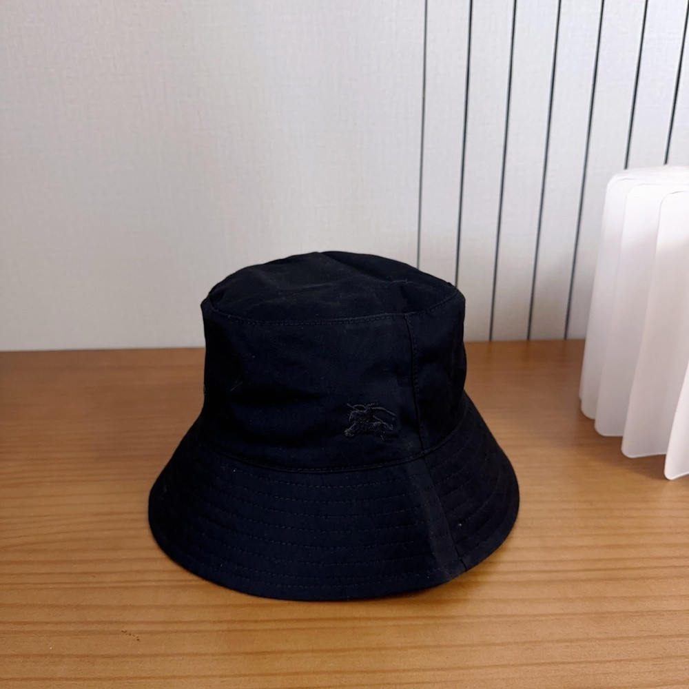 버버리 영국 감성 캐주얼 버킷 모자