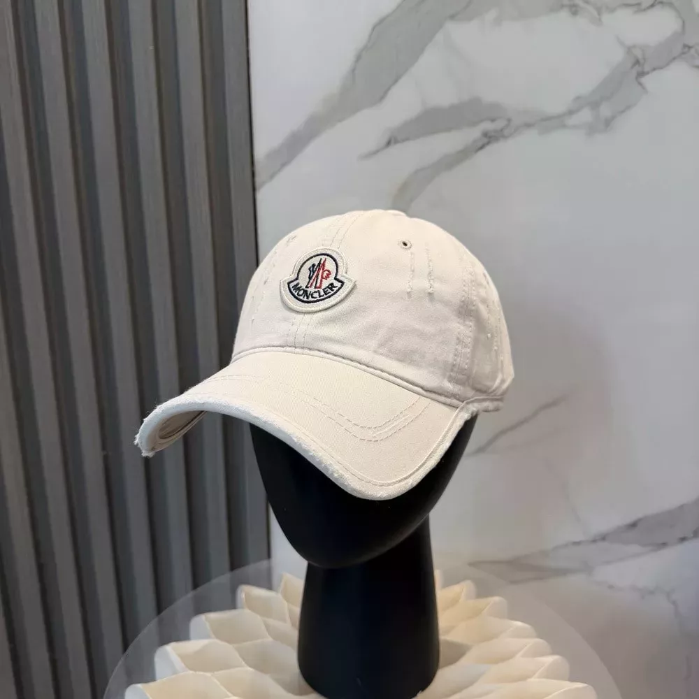 몽클레어 로고 포인트 베이직 캡