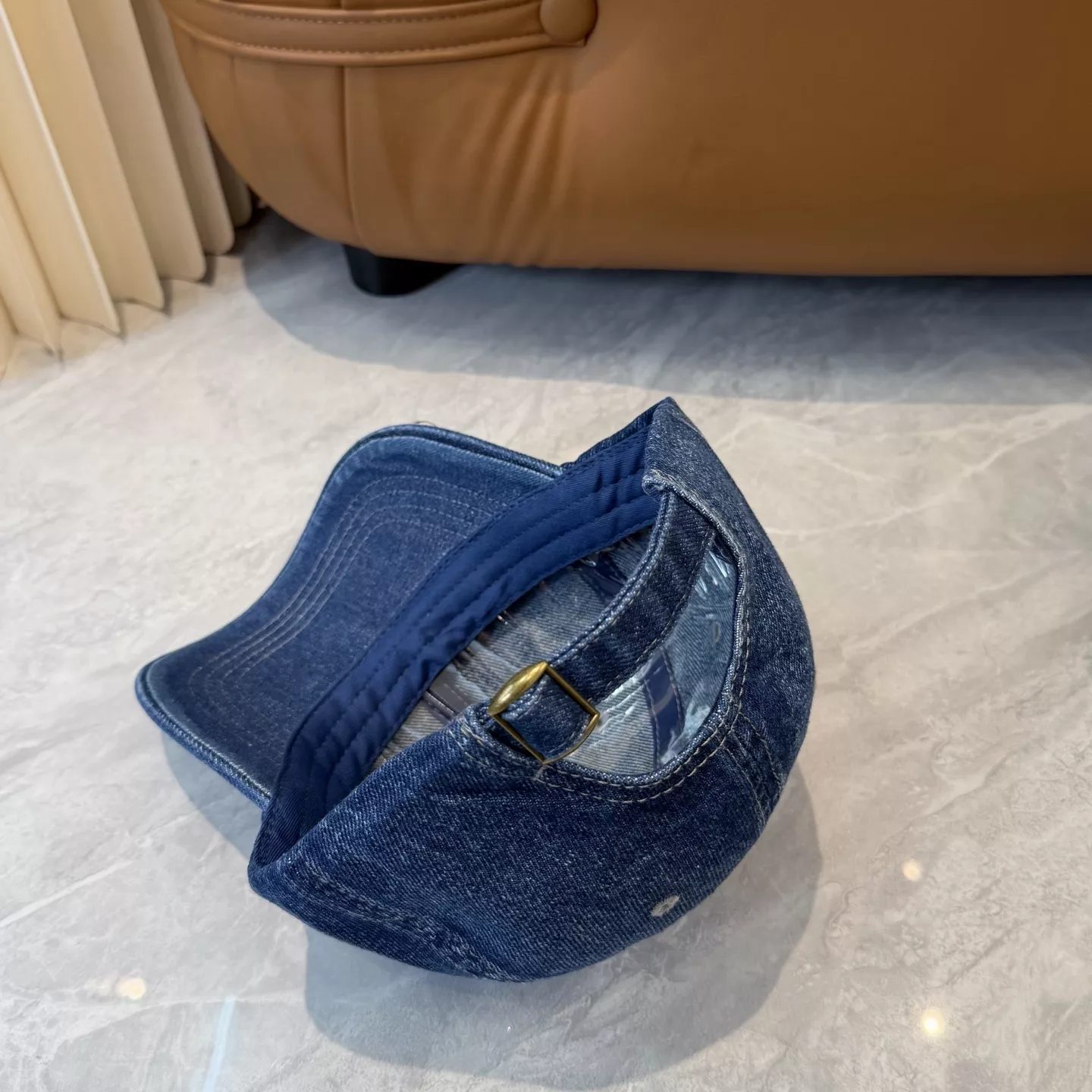 셀린느 데님 로고 캡 상세 이미지 3