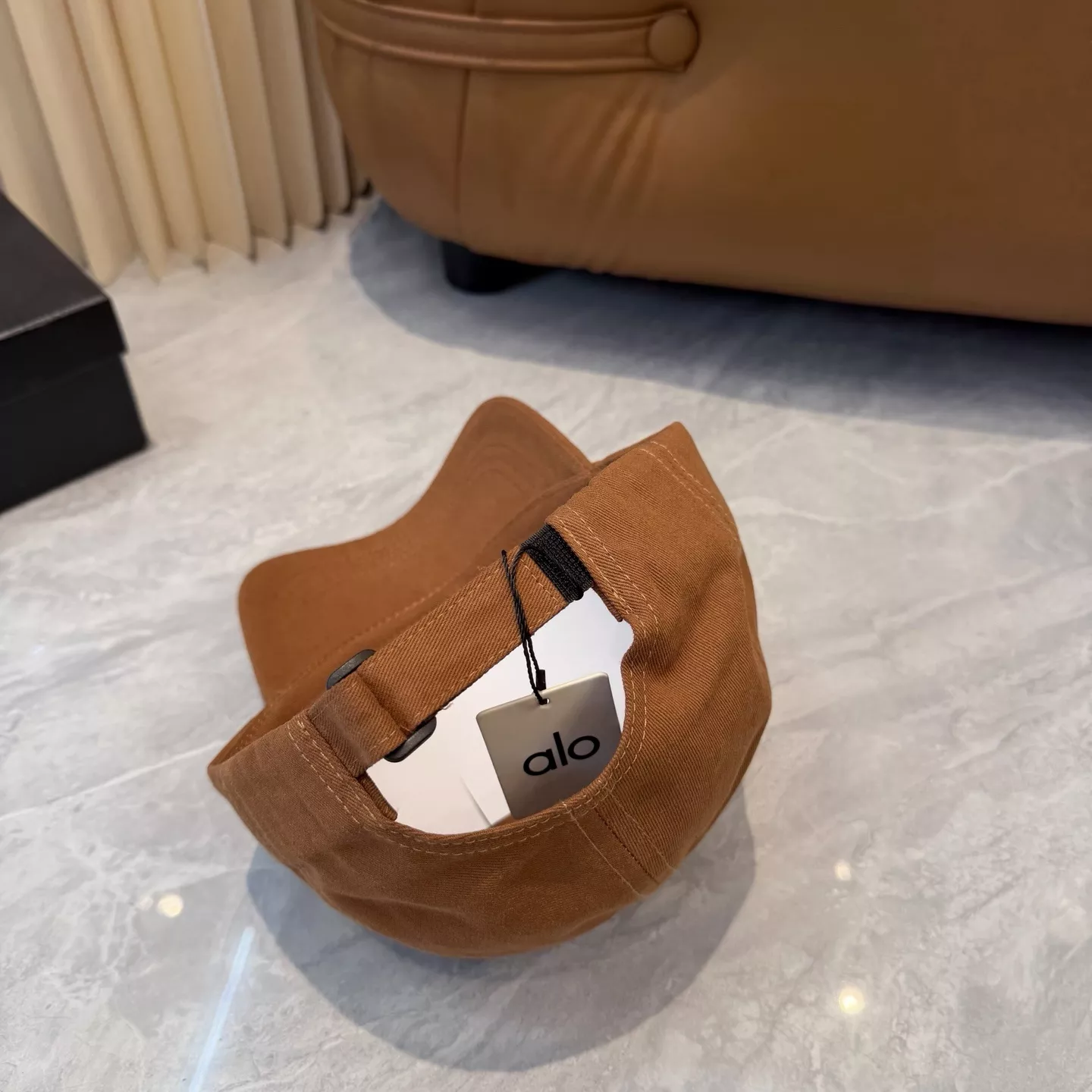 알로 심플 로고 베이스볼 캡 상세 이미지 3