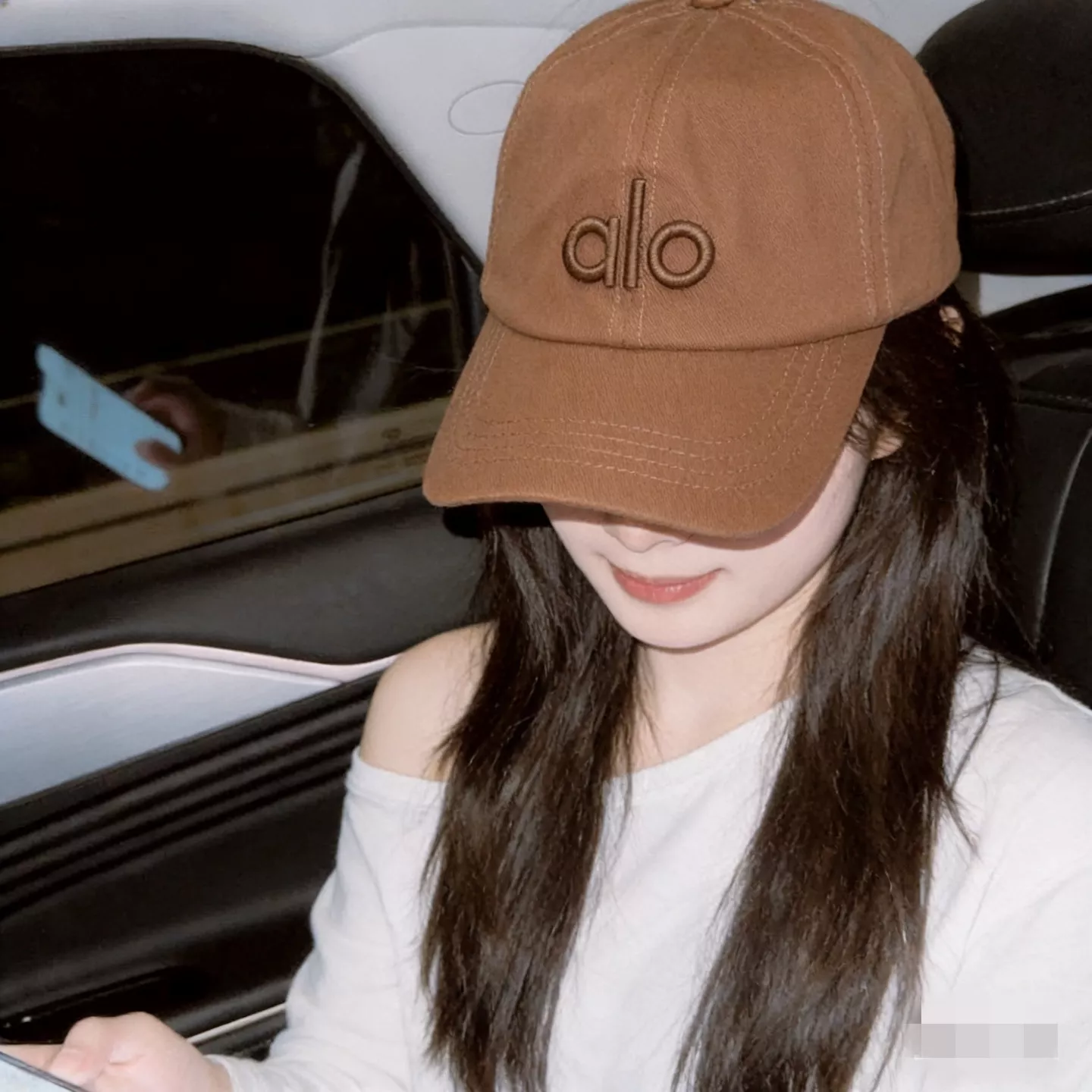 알로 심플 로고 베이스볼 캡 상세 이미지 1