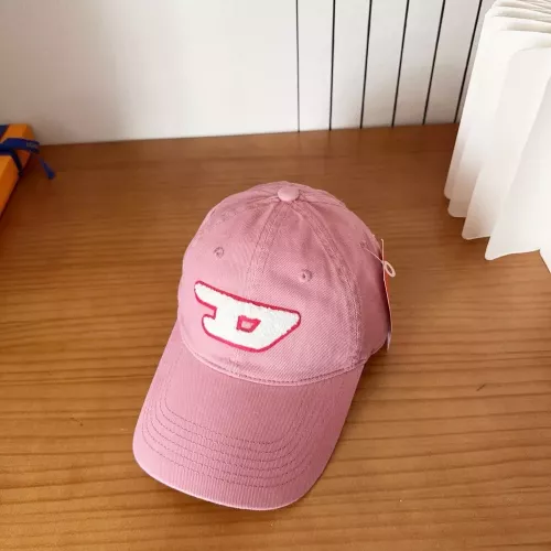 디젤 로고 포인트 캐주얼 캡