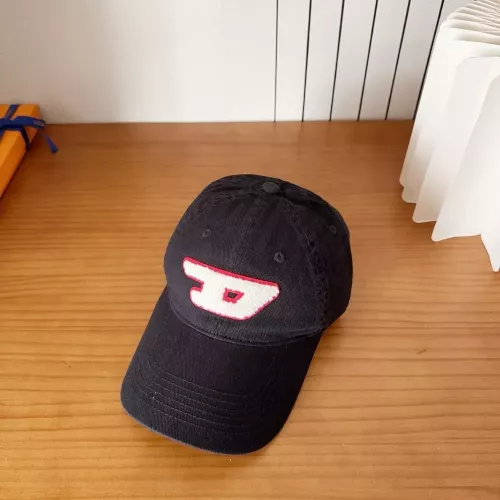 디젤 로고 자수 캐주얼 캡