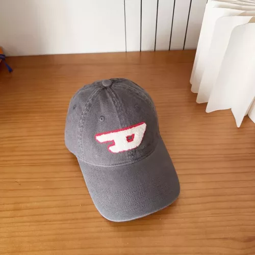 디젤 로고 자수 캐주얼 캡