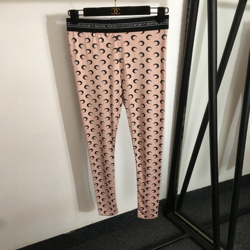 마린세르 문양 포인트 탄력 레깅스