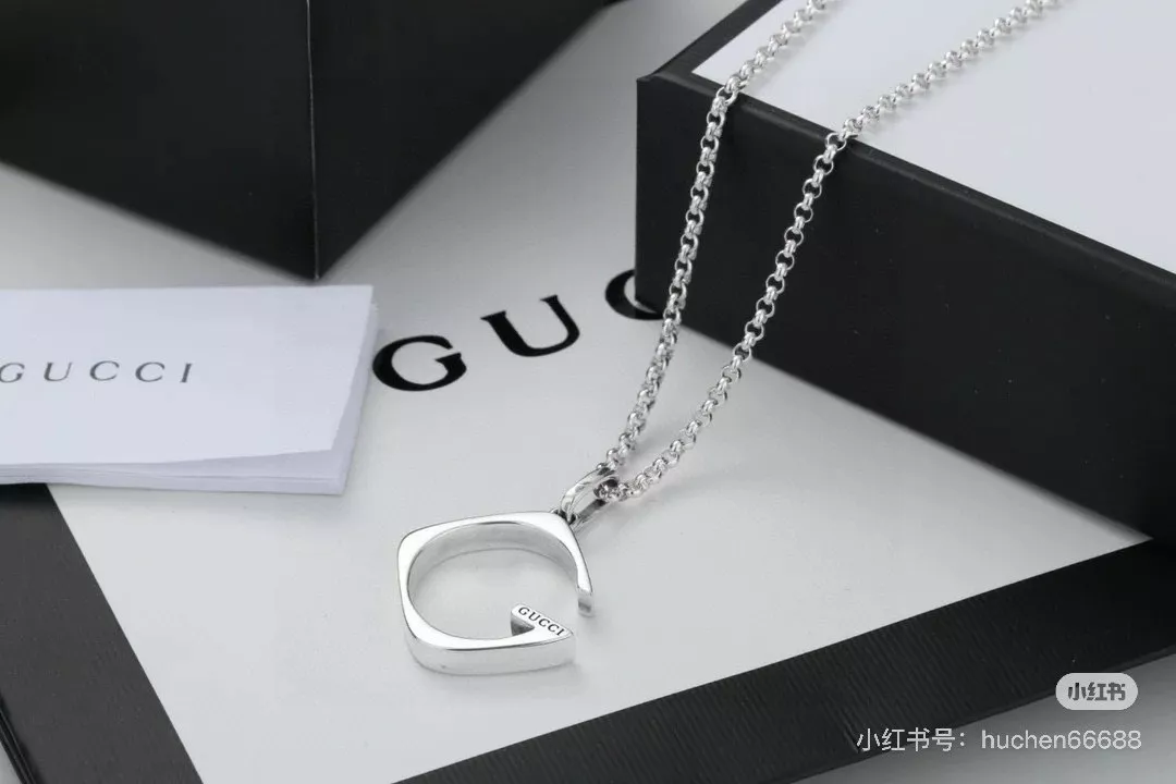 구찌 인터로킹 장식 체인 목걸이 상세 이미지 10