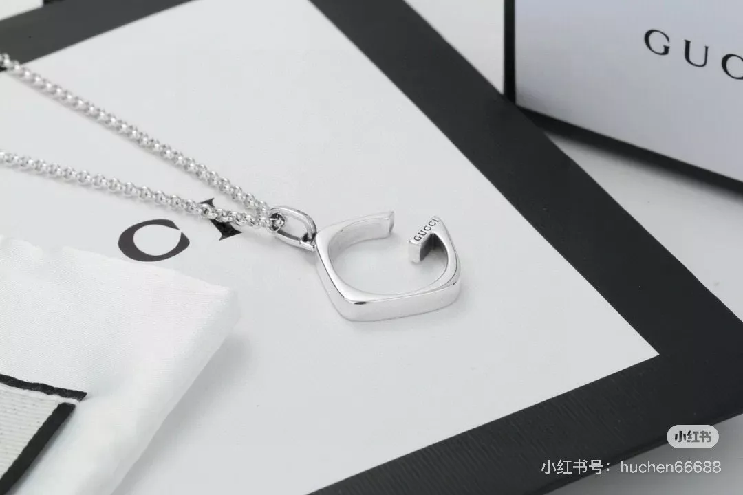 구찌 인터로킹 장식 체인 목걸이 상세 이미지 12