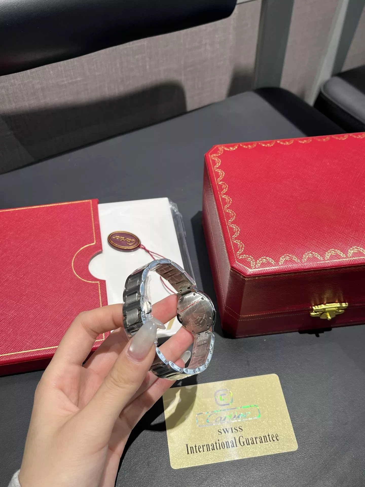 까르띠에 블루 벌룬 스틸 스트랩 워치 상세 이미지 7