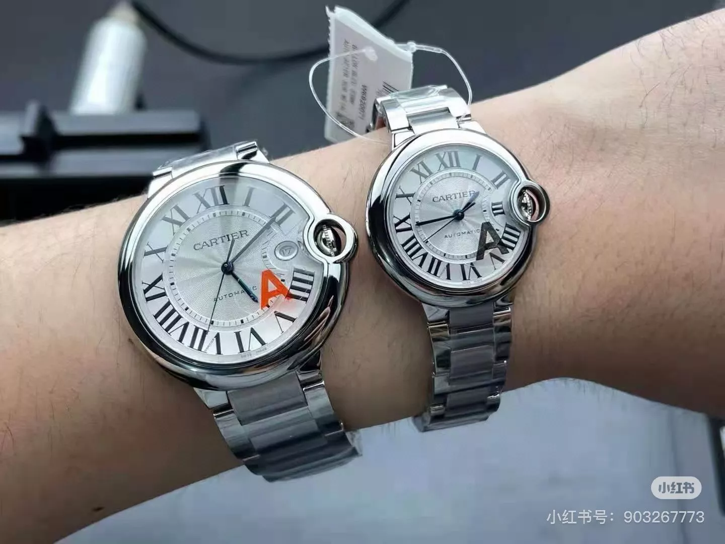 까르띠에 블루 벌룬 스틸 스트랩 워치 상세 이미지 14
