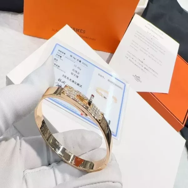 에르메스 켈리 잠금 장식 뱅글
