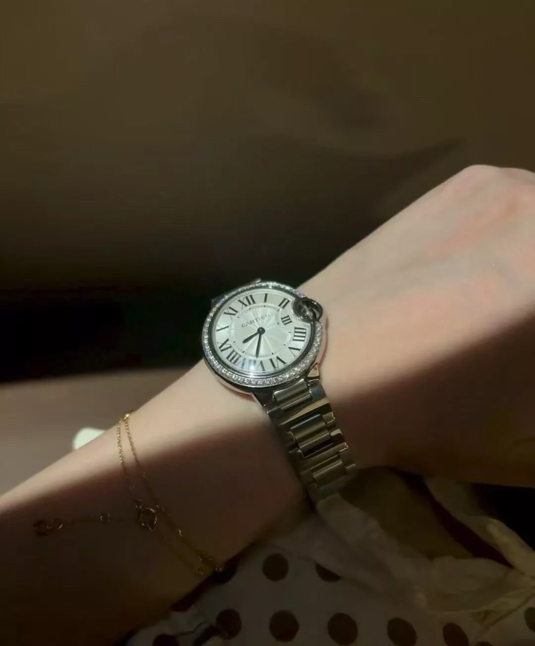 까르띠에 풀다이얼 메탈 손목시계 상세 이미지 10