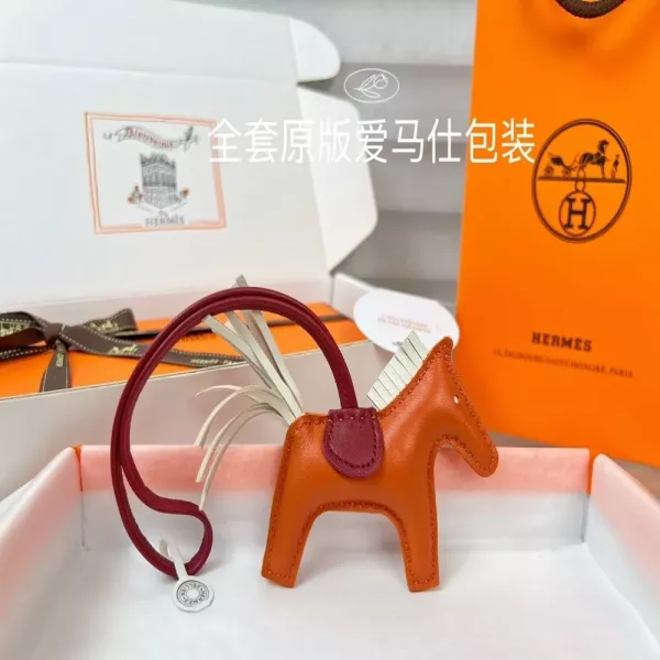 에르메스 미니 말 모양 가방 장식 키링