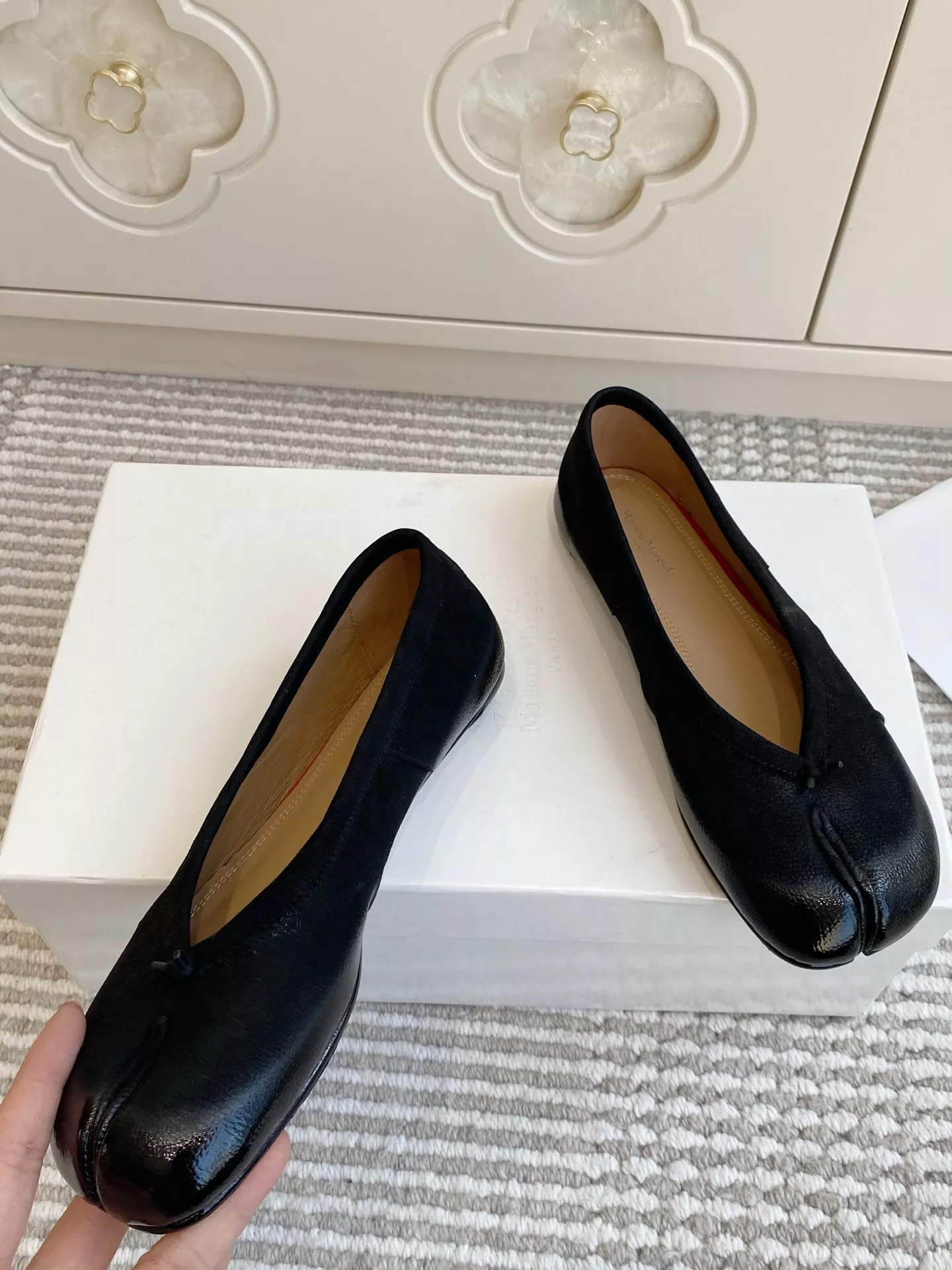 메종마르지엘라 그라데이션 타비 발레리나 슈즈 상세 이미지 2