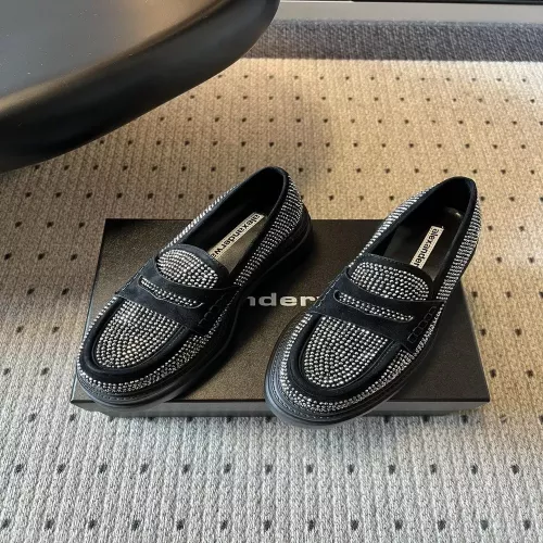 알렉산더왕 풀 장식 플랫폼 페니 로퍼