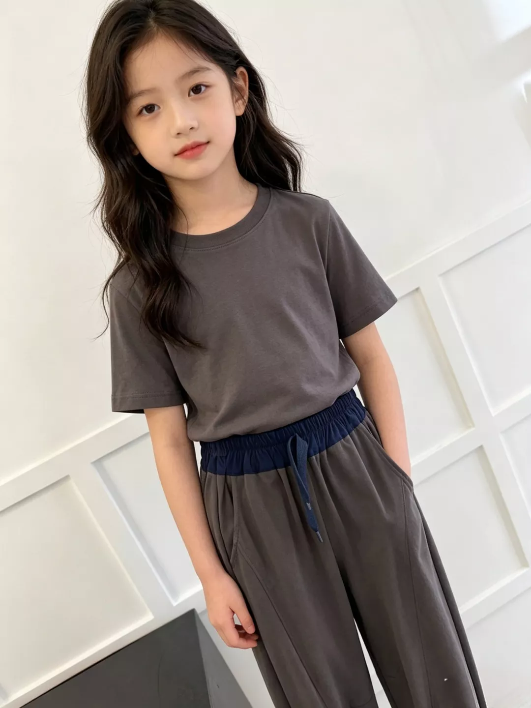 알로 아동 배색 허리 로브핏 팬츠 상세 이미지 17