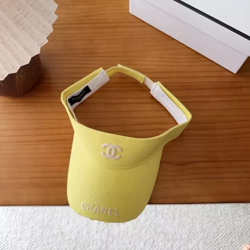 샤넬 로고 포인트 오픈탑 바이저 캡