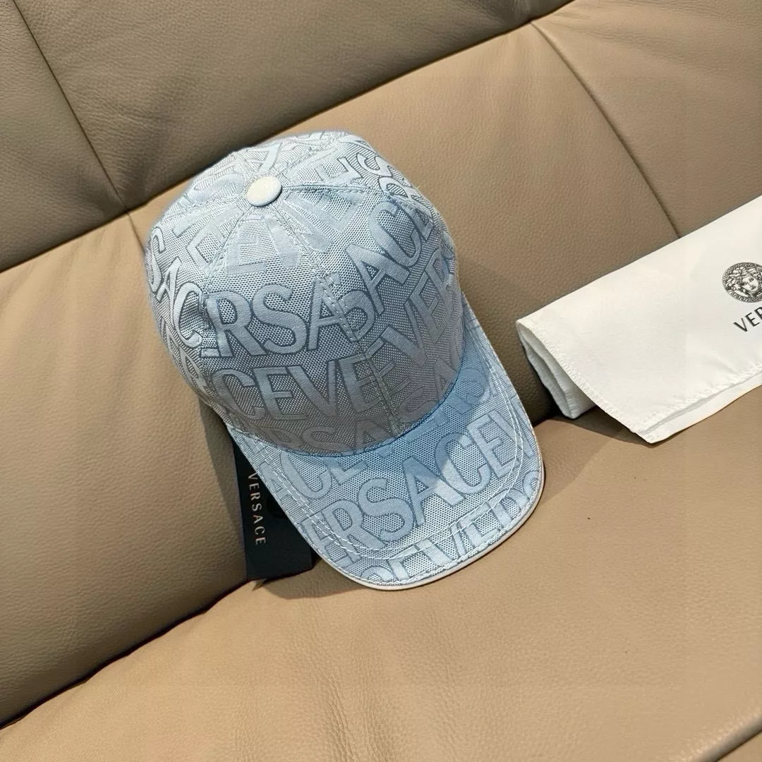 베르사체 로고 패턴 자수 캡 상세 이미지 1