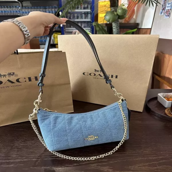 코치 체인 숄더 크로스 겸용 백