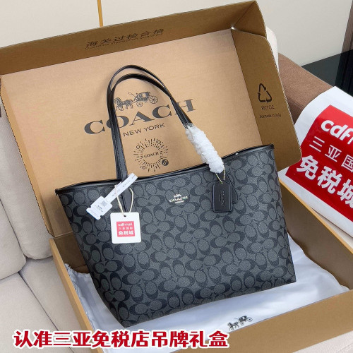 코치 클래식 시티 리버시블 쇼퍼백