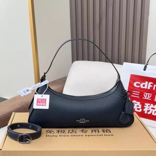 코치 시그니처 패턴 엘라 핸드백