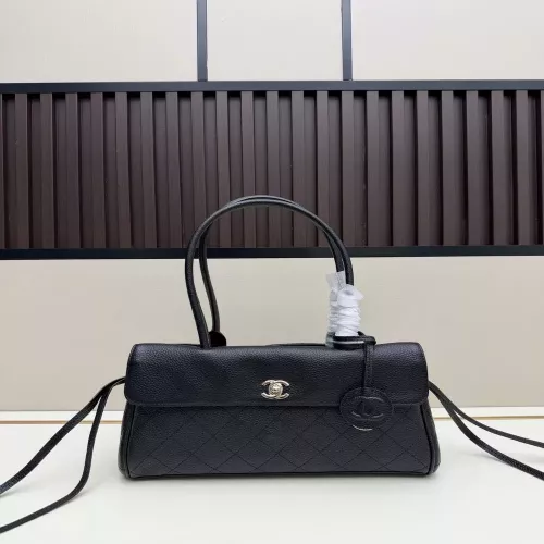 샤넬 클래식 더블C 로고 토고가죽 핸드백