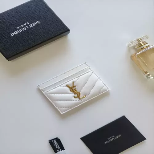 입생로랑 YSL 로고 퀼팅 카드홀더