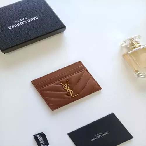 입생로랑 YSL 로고 퀼팅 카드홀더