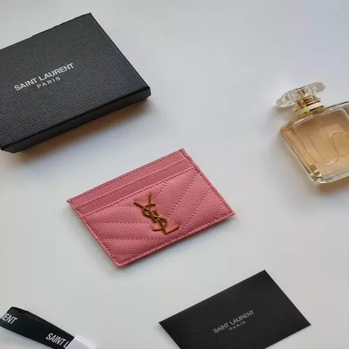 입생로랑 YSL 로고 퀼팅 카드홀더