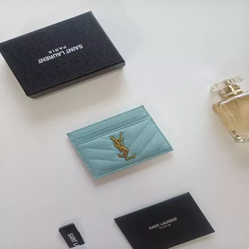 입생로랑 YSL 로고 가죽 카드홀더