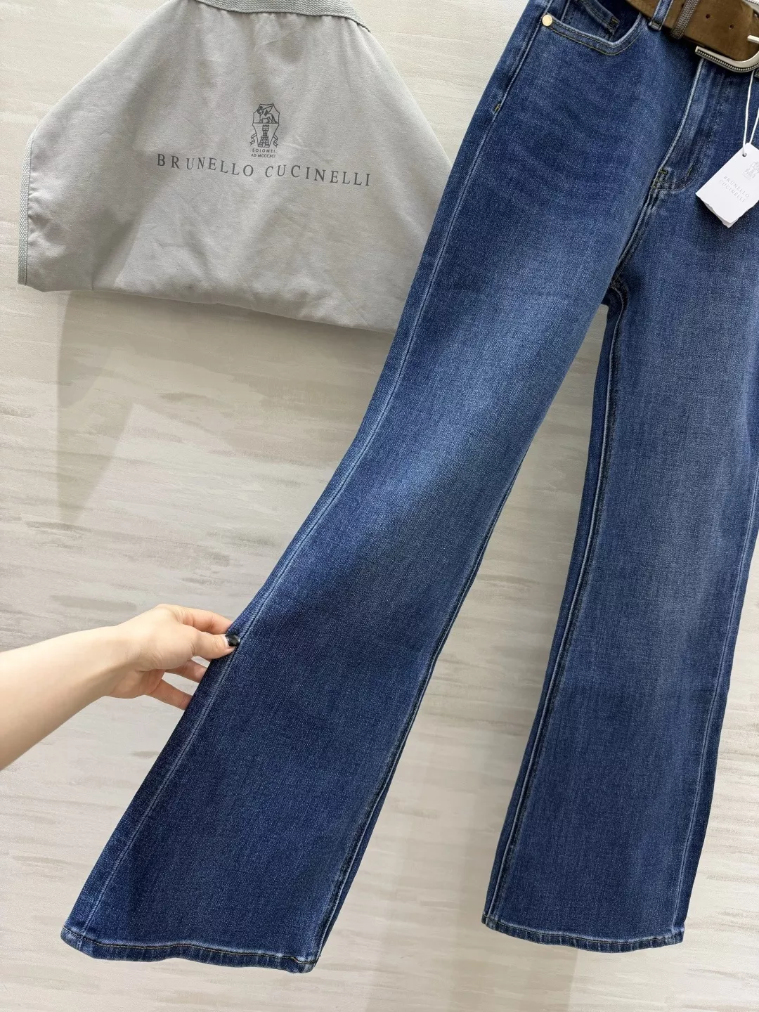 브루넬로쿠치넬리 워싱 부츠컷 데님 팬츠 상세 이미지 7