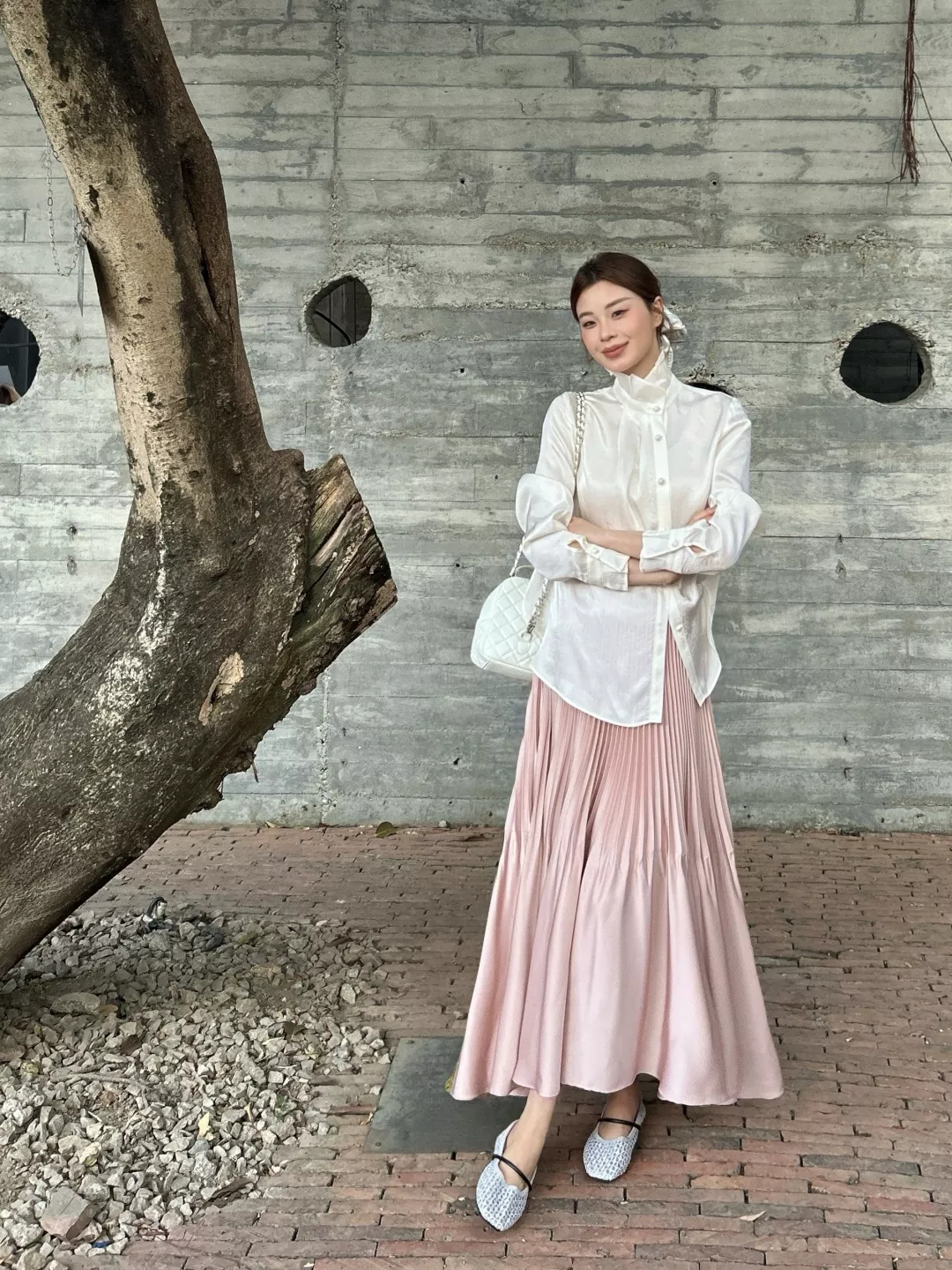 입생로랑 플리츠 롱 스커트 상세 이미지 31