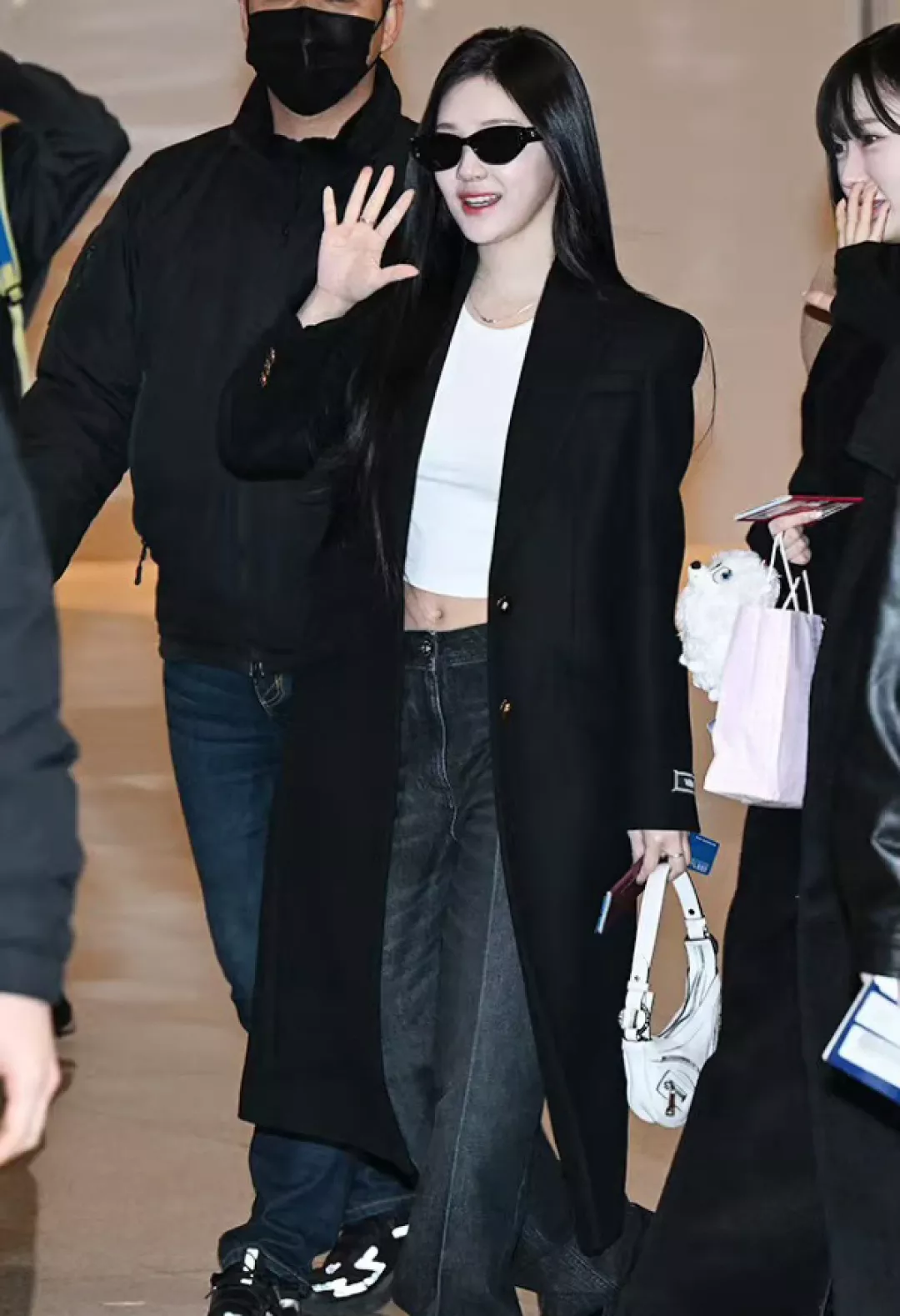 베르사체 블랙 테일러드 롱 코트 상세 이미지 18