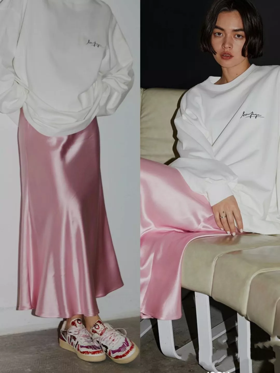 입생로랑 아세테이트 롱 스커트 상세 이미지 60