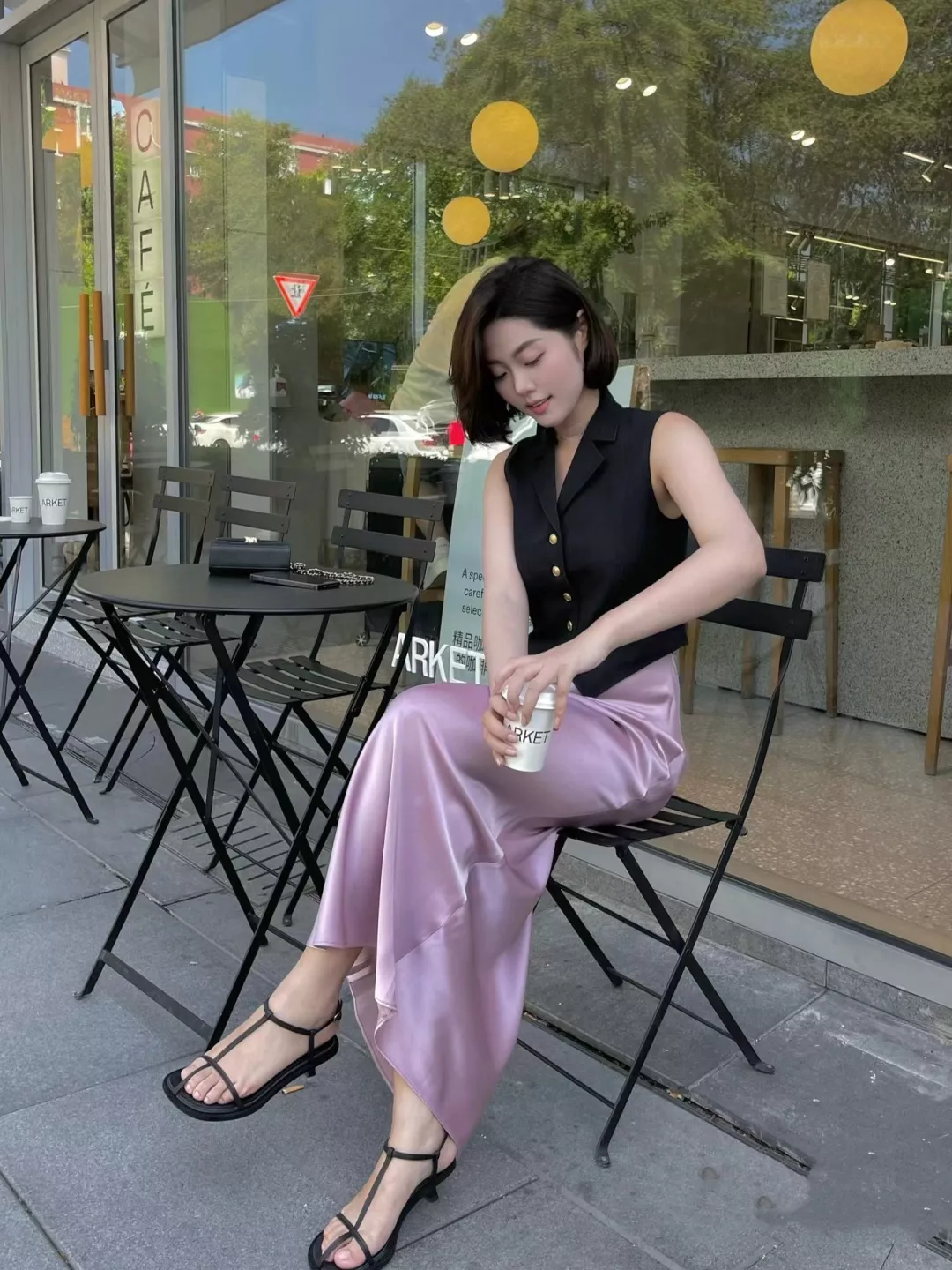 입생로랑 아세테이트 롱 스커트 상세 이미지 62