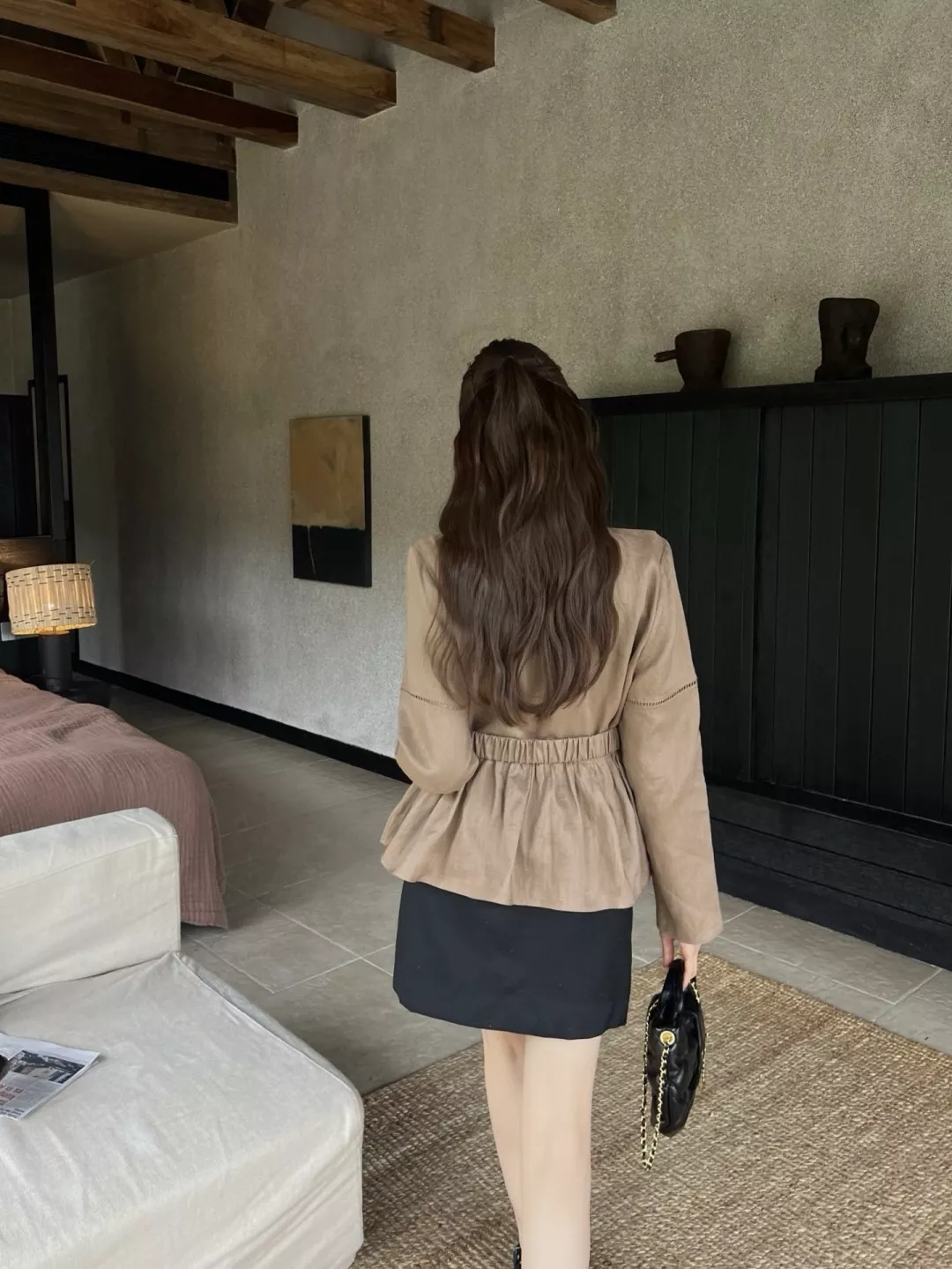 샤넬 허리 벨트 린넨 셔츠 상세 이미지 17