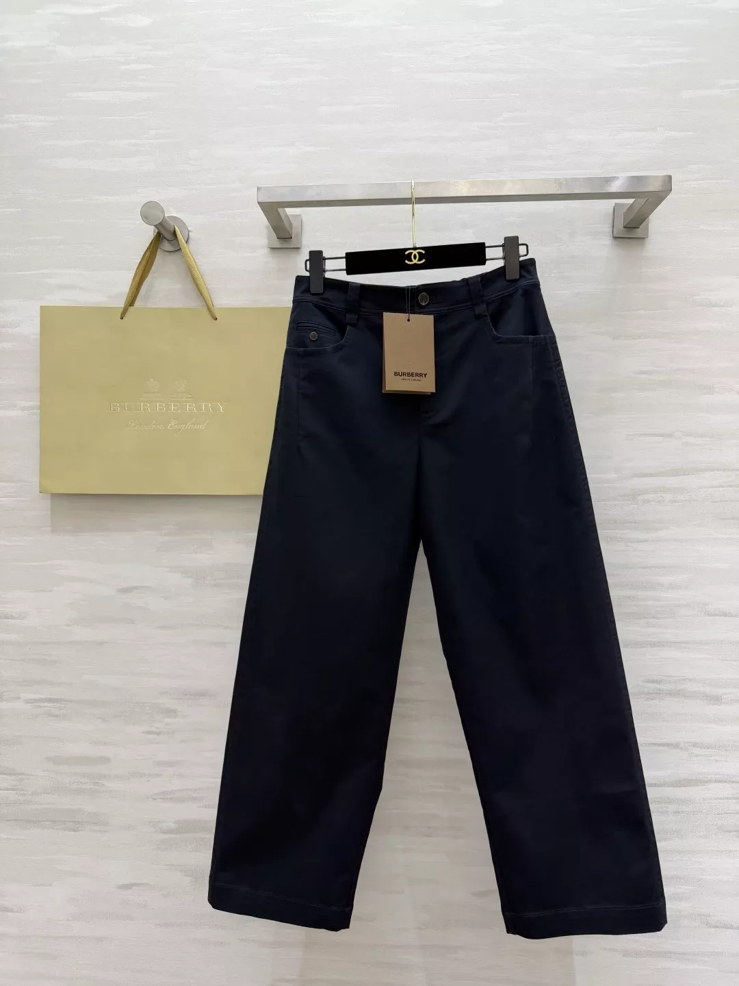 버버리 스트레이트 와이드 팬츠 상세 이미지 10
