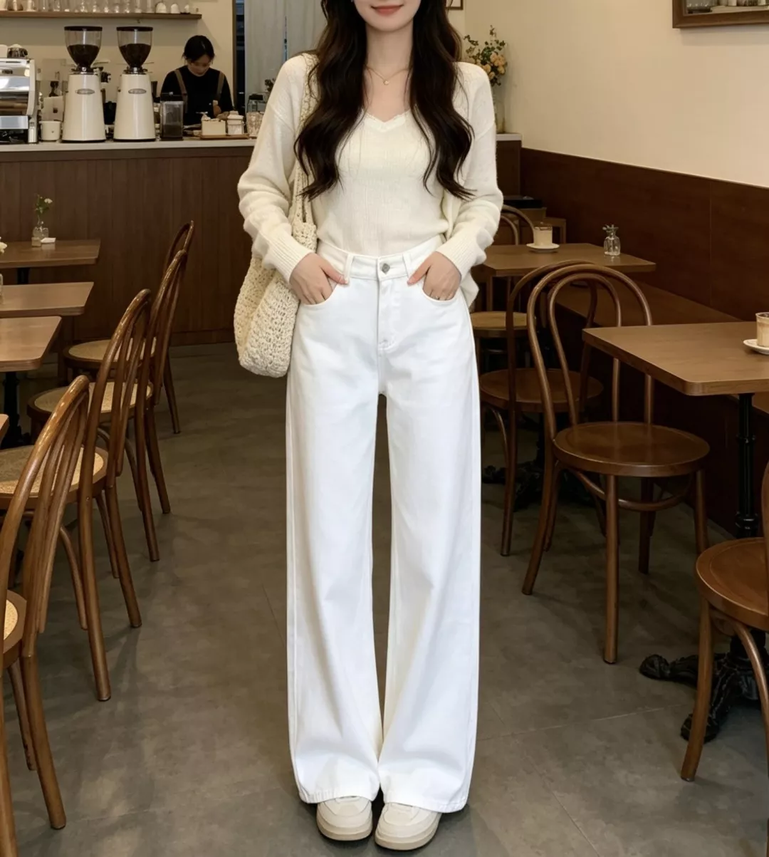 메종마르지엘라 미세 부츠컷 와이드 데님 팬츠 상세 이미지 11