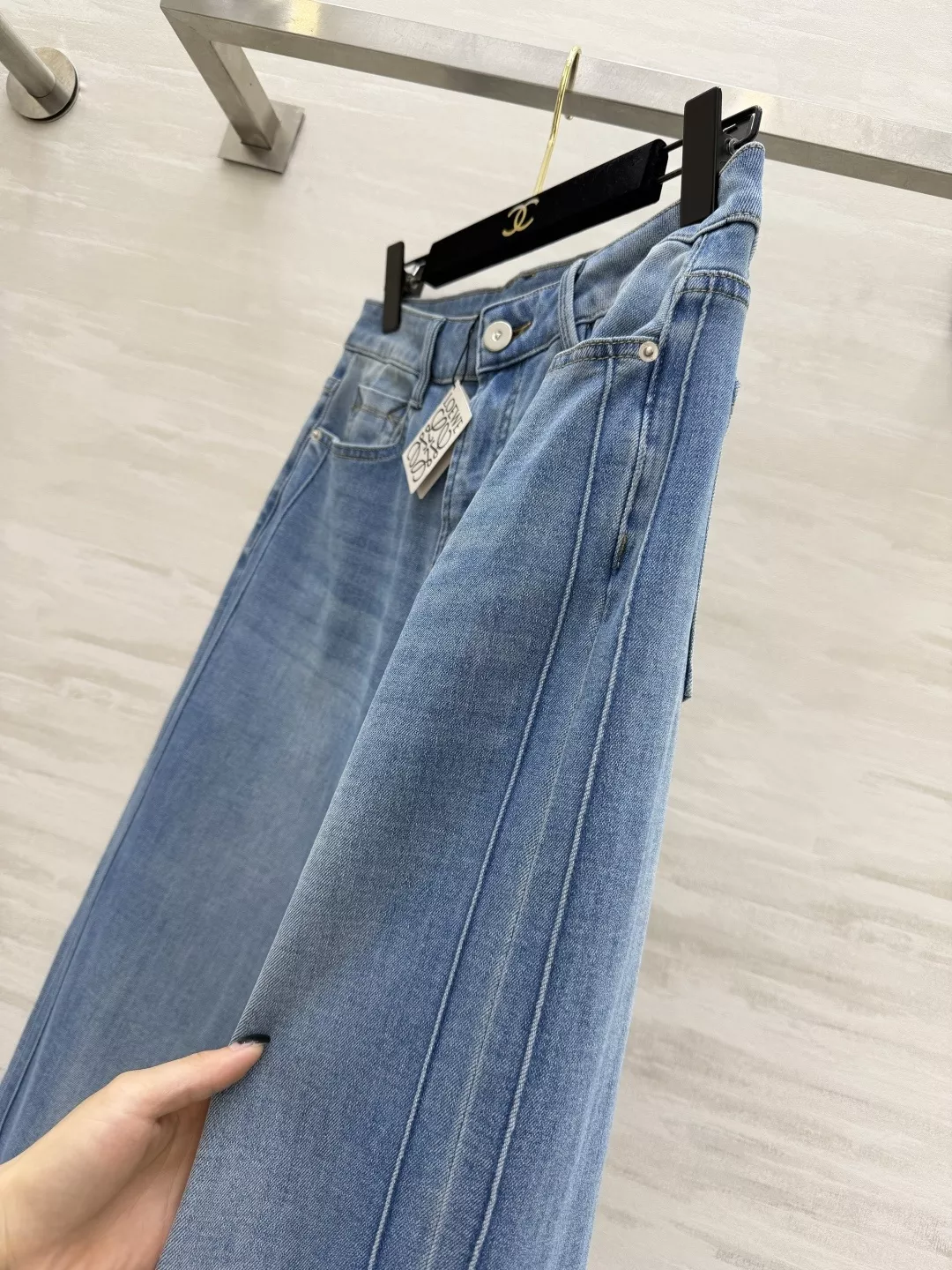 로에베 와이드 레그 데님 팬츠 상세 이미지 15