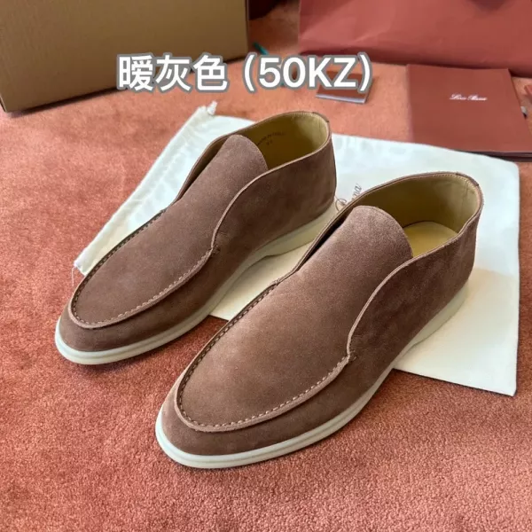 로로피아나 오픈 워크 모카신 슈즈