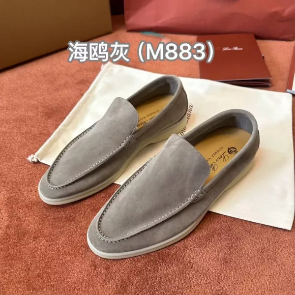 로로피아나 스웨이드 모카신 슈즈